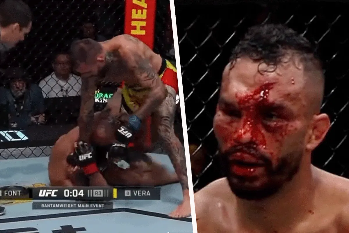 Bloedig gevecht: Marlon Vera domineert Rob Font in UFC knaller