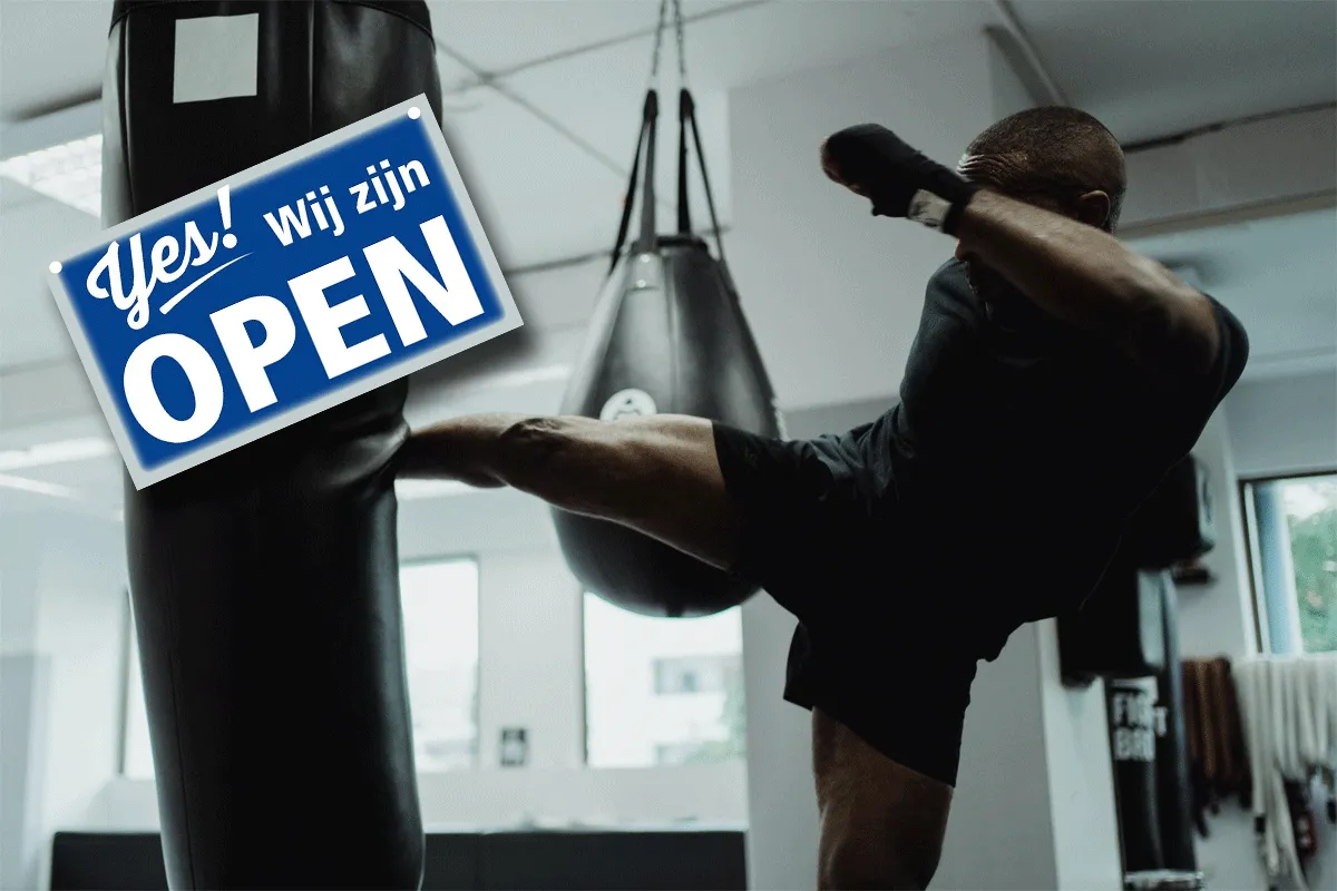 Sportscholen zaterdag open! Nederland is de lockdown zat