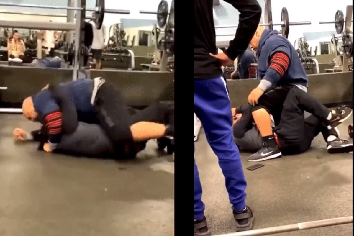 Bolle klapt dude in sportschool: 'Ik kan je zo doden' (video)