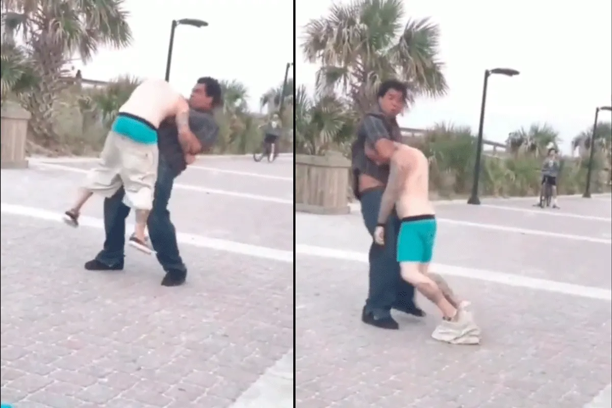 Spuugert 'KO' geknepen! 'Ik versla je met 1 hand' (video)