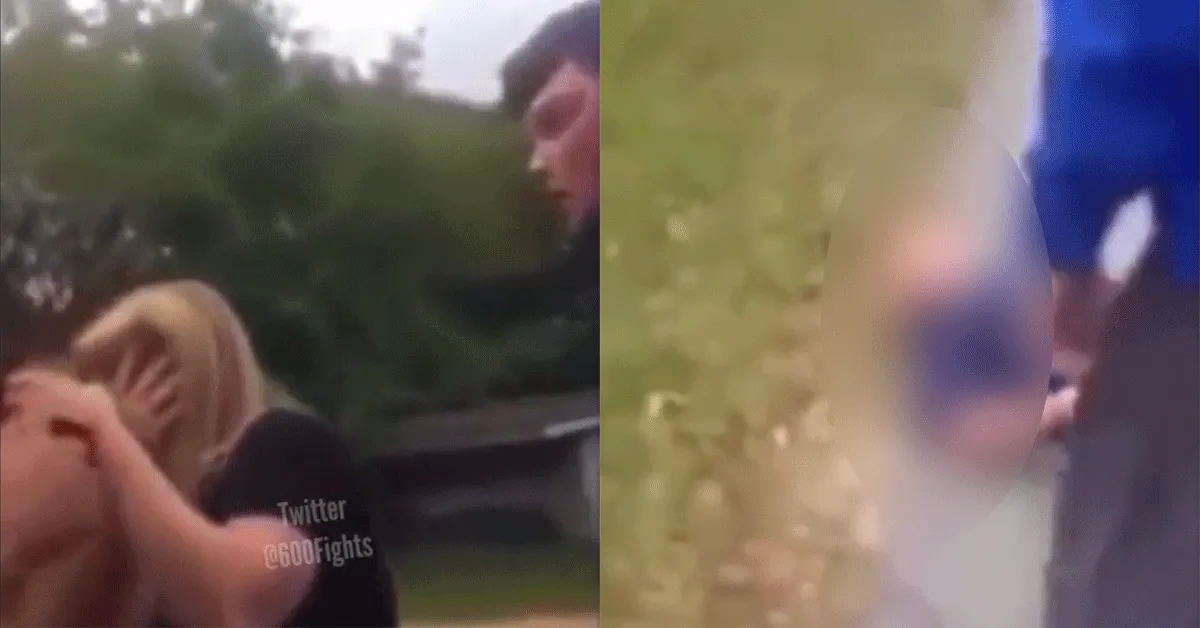 Jongen klapt stiefvader na slaan moeder! 'Hij sloeg je' (video)