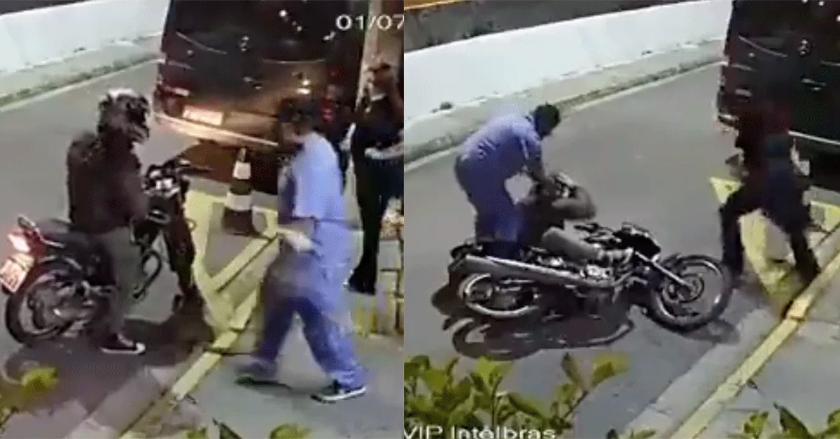 Crimineel vangt klappen bij straatroof! 'MMA-vechters nemen wraak' (video)