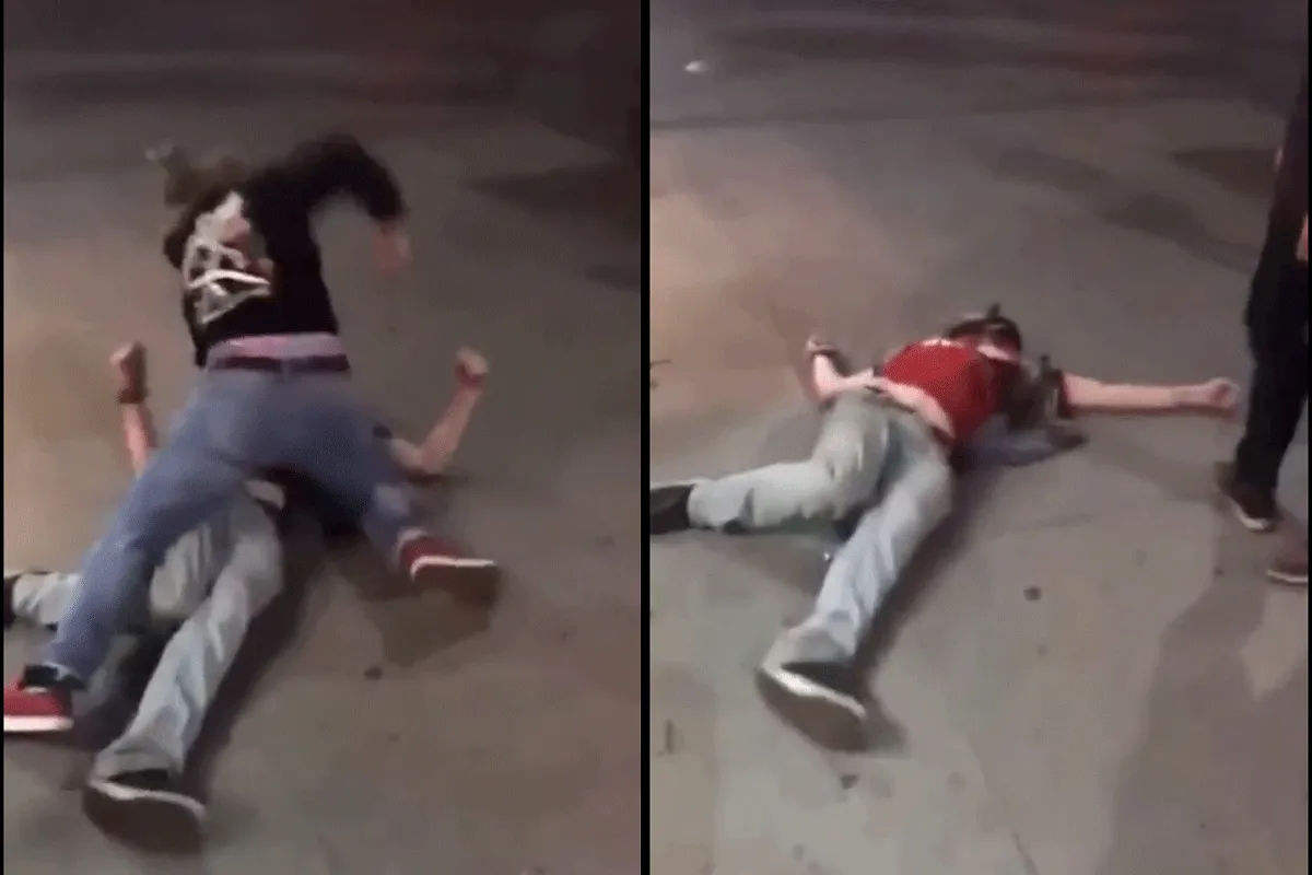 'Boks Ouwe!' Straattuig 'KO' geklapt door slachtoffer  (video)