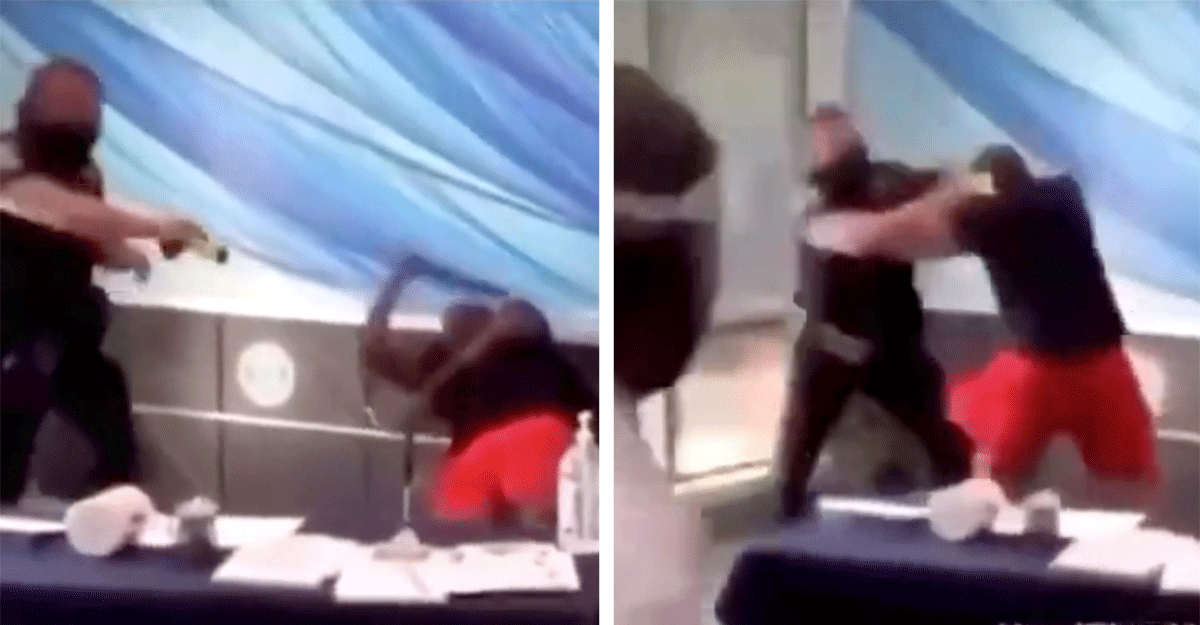 Leipo slaat politieagent omver na taser fake! 'Alex Soze stijl'