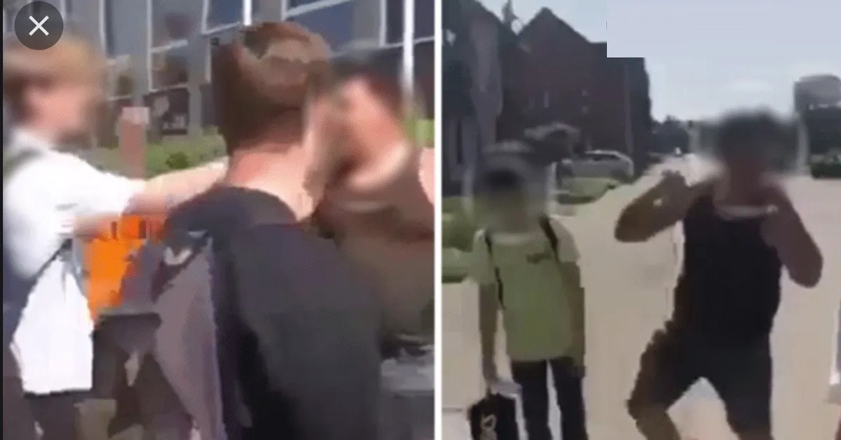 Vader op de vuist met pesters zoon: 'Krijgt zelf klappen' (video)
