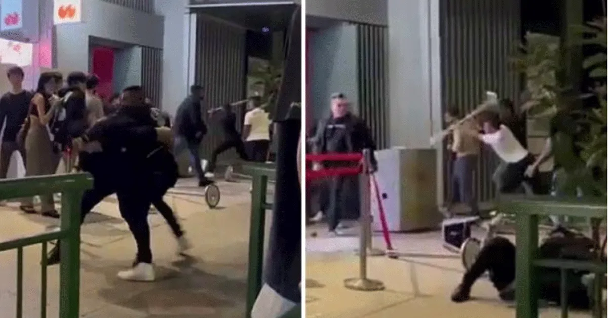 Mannen slaan erop los tijdens vechtpartij: 'Boksen of MMA-vechten (video)