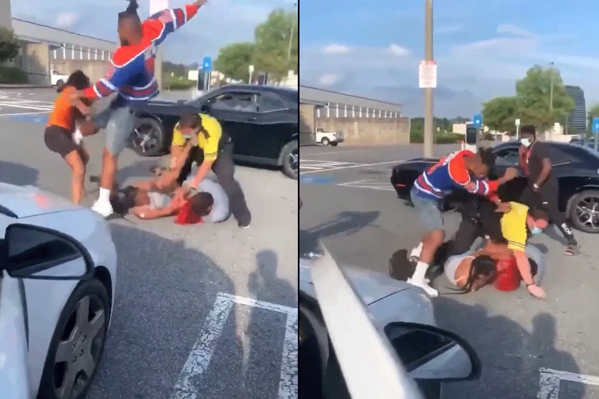 Broer redt zusje met karatetrap! 'En wegwezen' (video)