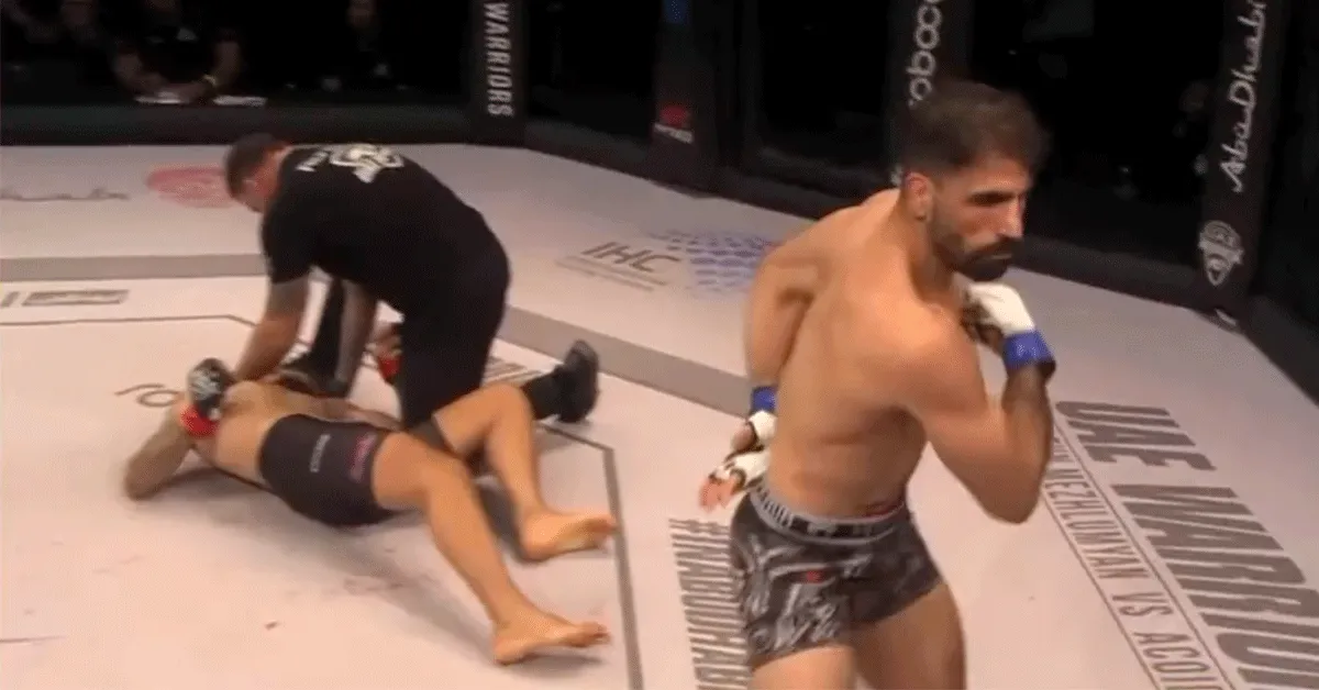 ? | Snel klaar: MMA-knokker beukt rivaal in 24 (!) seconden KO