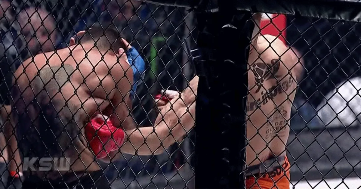 Body-shot! Killer Grzebyk explodeert lever tegenstander | video