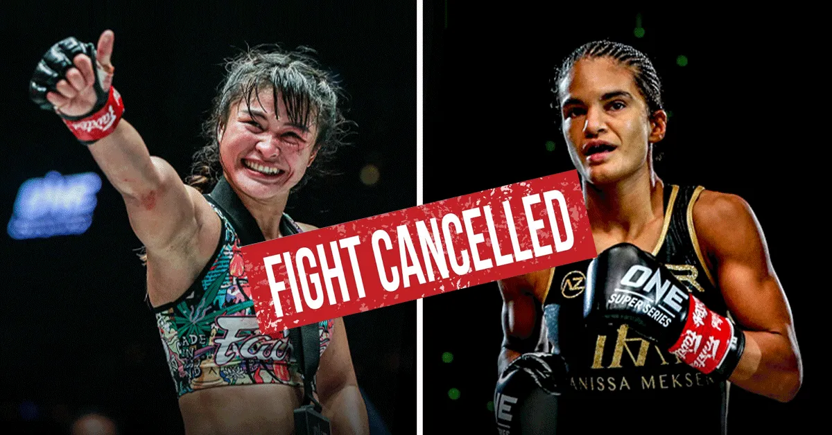 Kickbokser Anissa Meksen uit gevecht gehaald! Verbreekt stilzwijgen