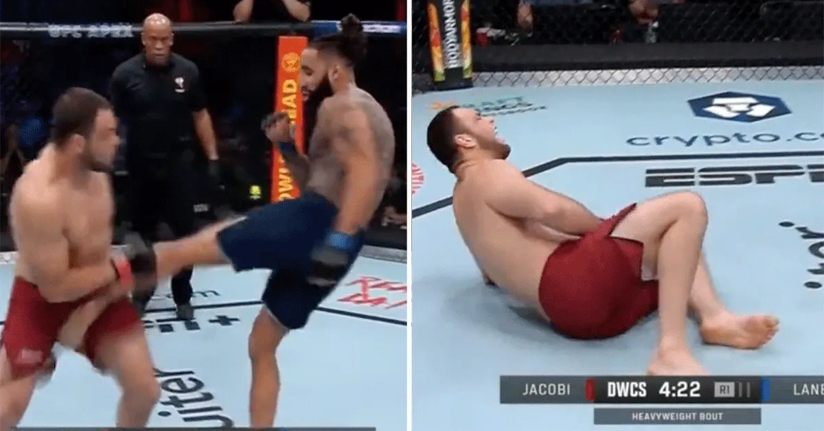 VIES! Klote trap levert vechter UFC-contract op (video)