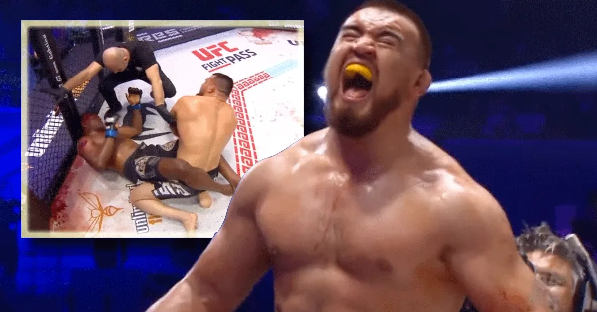 Bloedbad! Elleboog koning maakt gehakt van rivaal | video