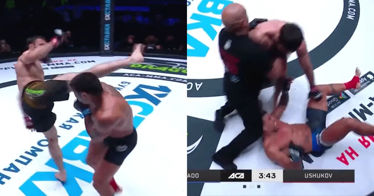 'Holy Shit!' Kooivechter KO't rivaal en scoort dikke waggie (video)