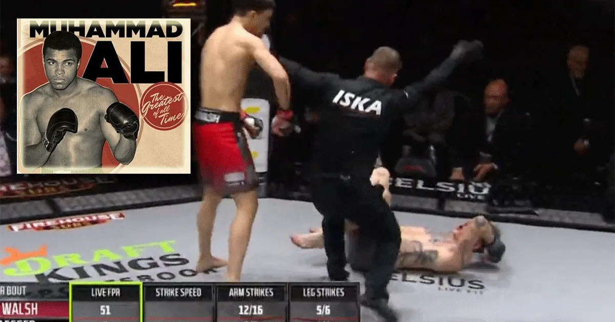 45 sec KO! Bokslegende Ali's kleinzoon snel klaar bij MMA-debuut (video)