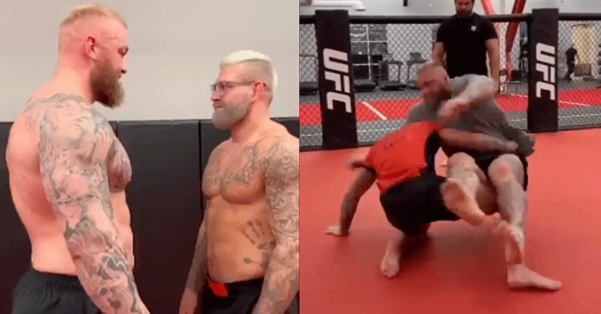 Jiu-Jitsu vechter krijgt sterkste man klein! 'Geen partij'