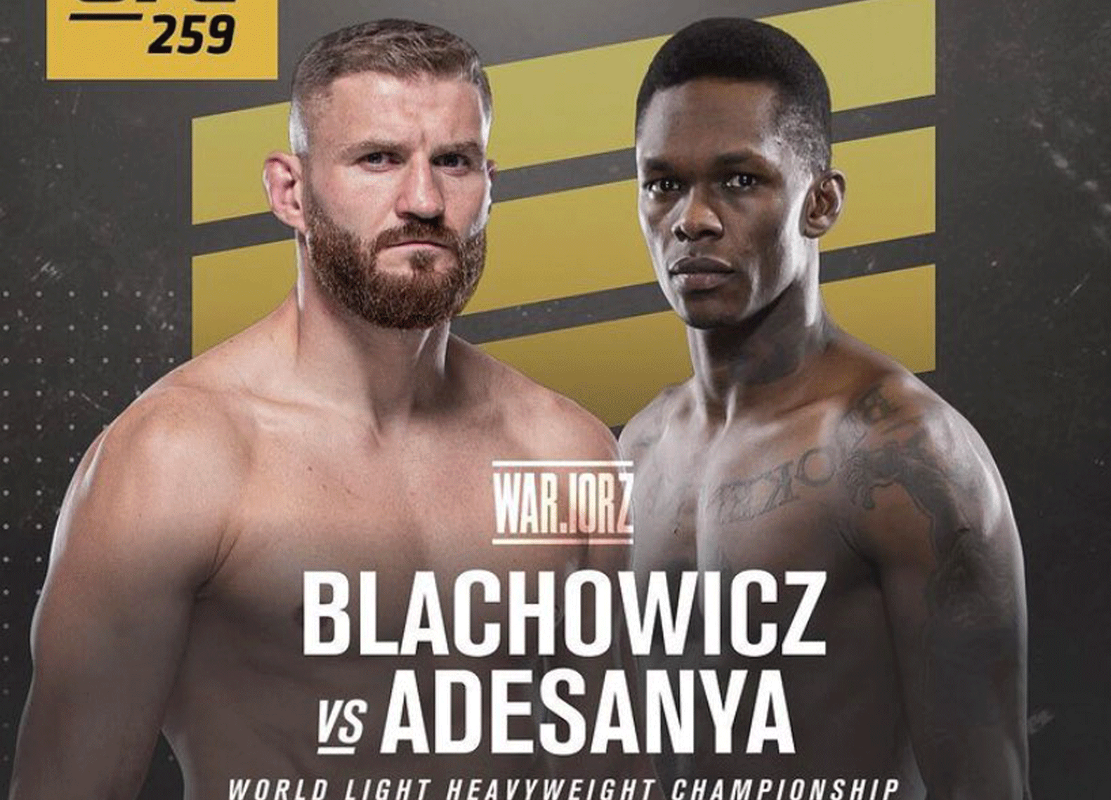 Israel Adesanya vs Jan Blachowicz gepland voor UFC 259