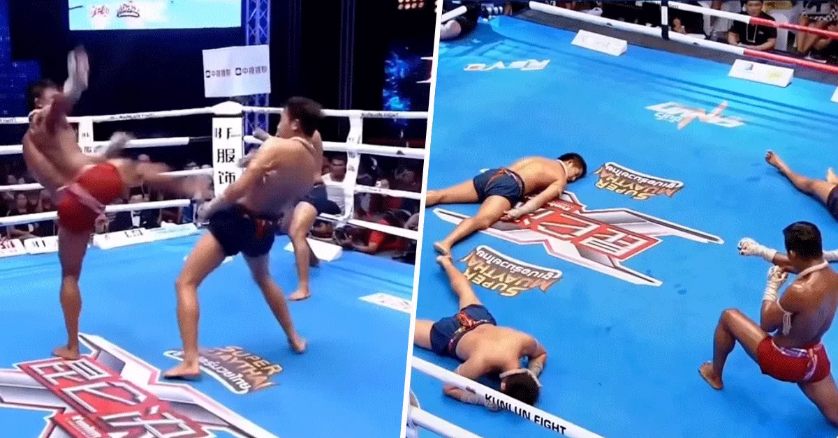 Vechtlegende Buakaw springt uit vliegtuig! 'Kamikaze actie'