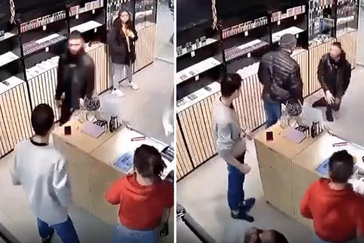 Ruziezoeker keihard aangepakt in winkel! 'Burgermoed' (video)