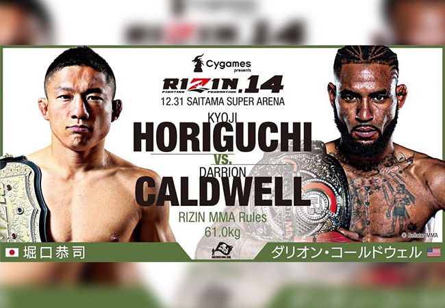 Cross-over: 'Bellator kampioen Caldwell tegen RIZIN kampioen Kyoji Horiguchi'