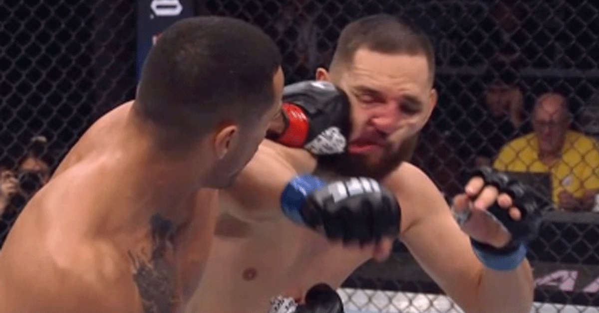 UFC'er slaat rivaal KO met keiharde linker! 'Zat er goed op'