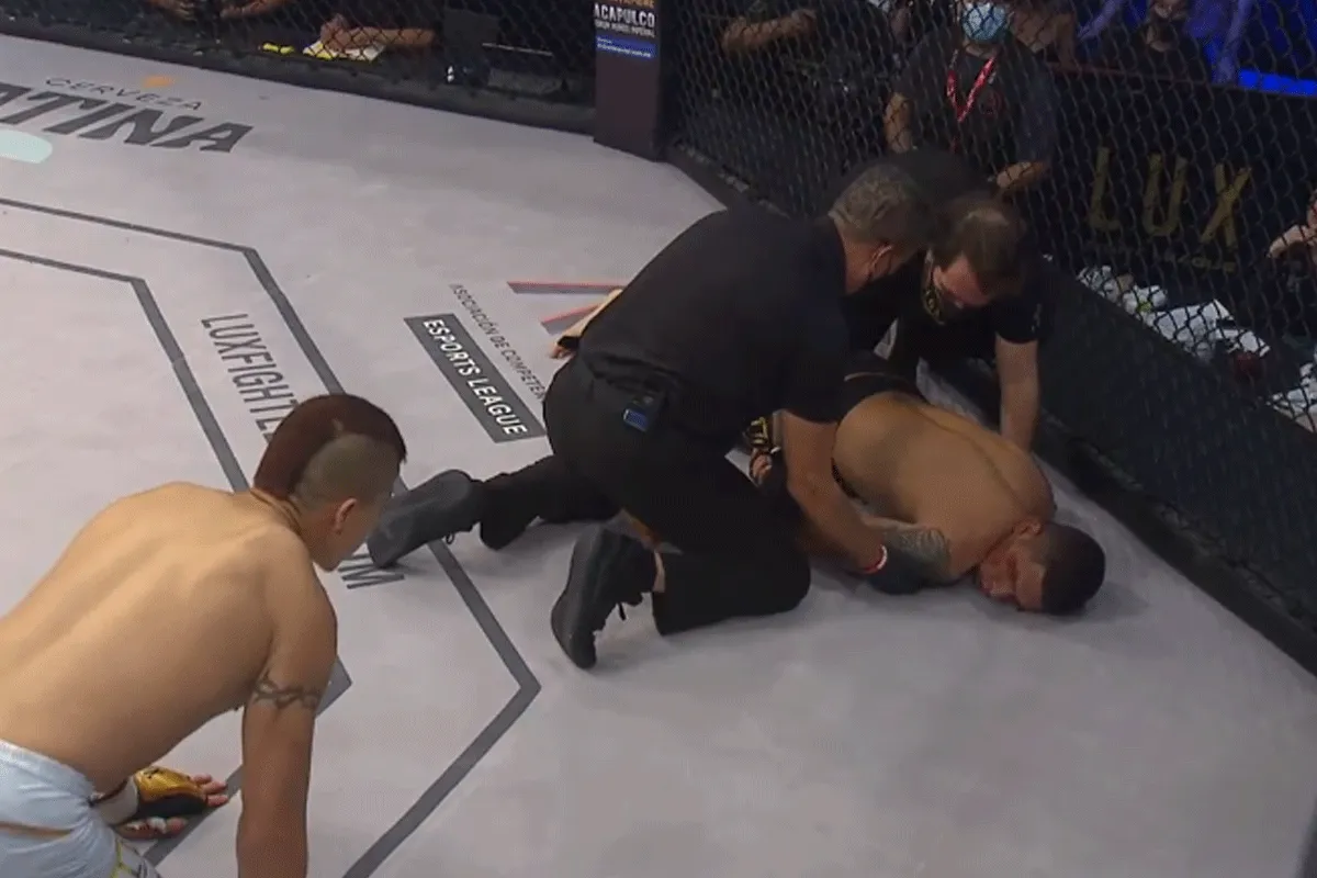 'Leeft ie nog' Vechter ongerust na 'KO' slaan rivaal (video)