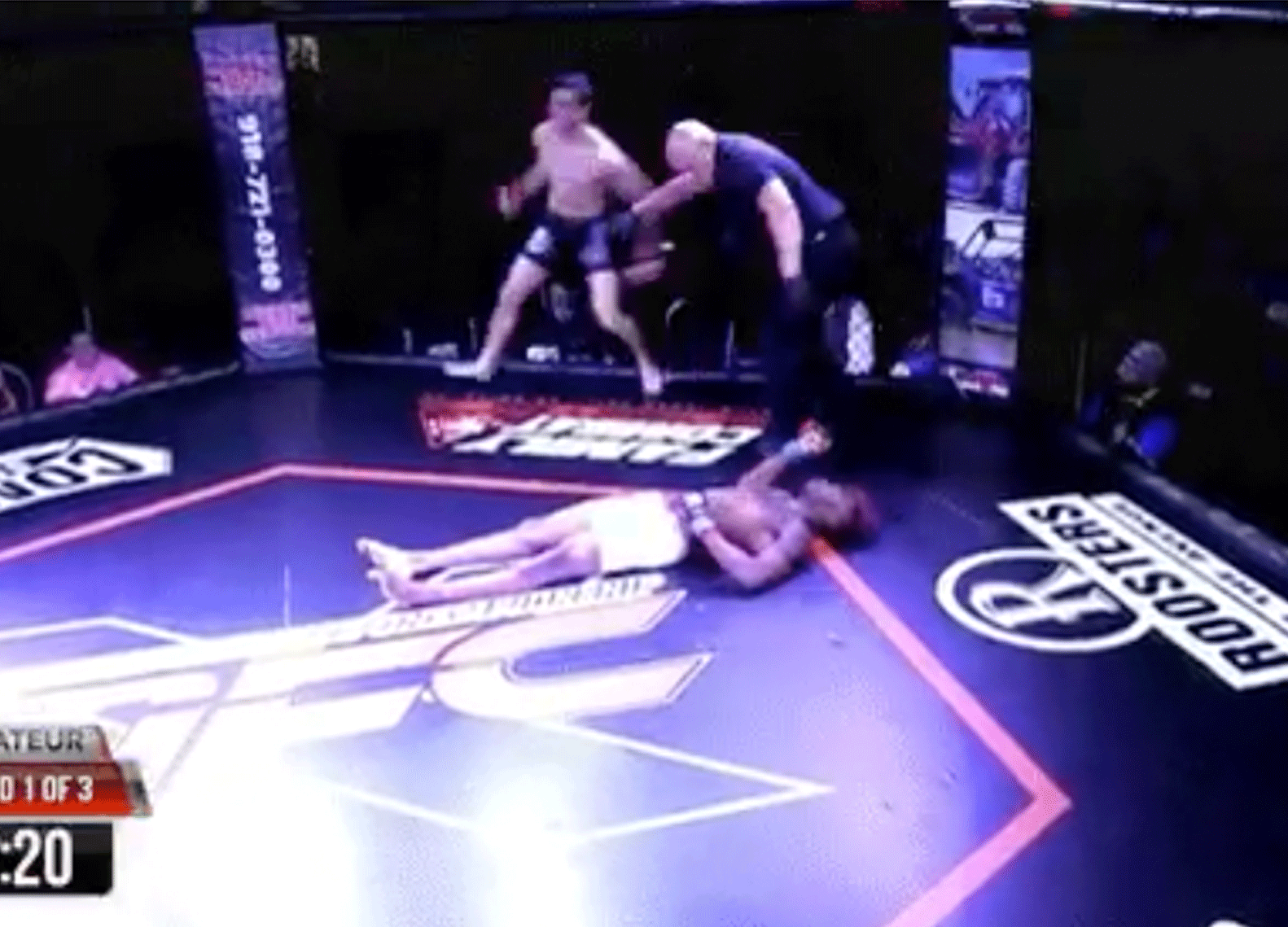 Waanzinnige knock-outs tijdens MMA-evenement (video)