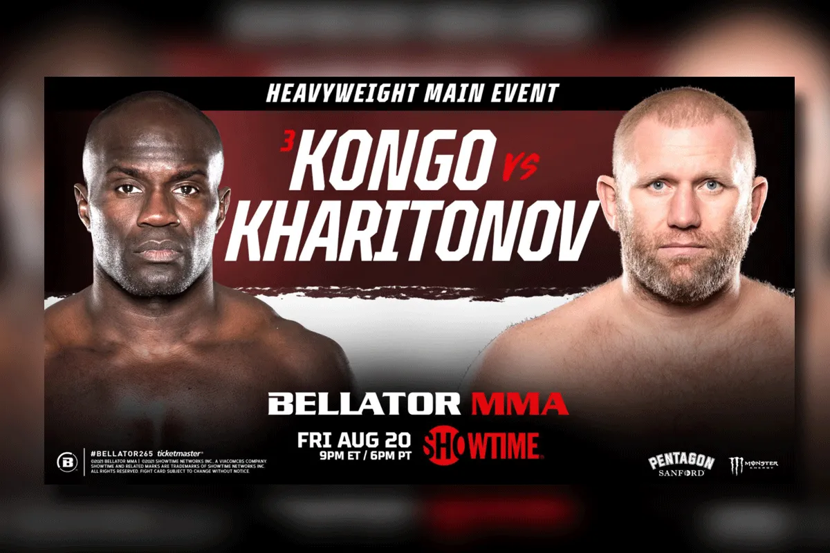 Bellator MMA zet veteranen Kongo (46) en Kharitonov (40) tegenover elkaar
