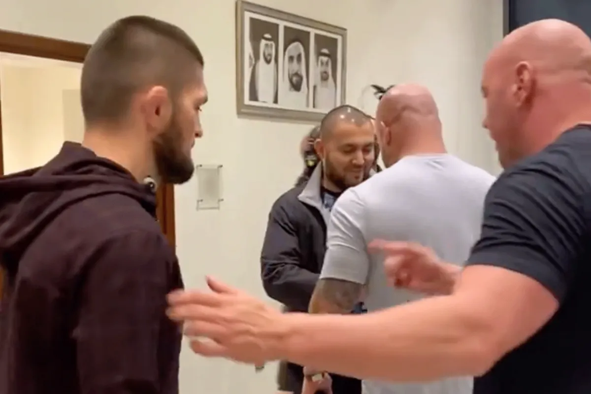 D-day gesprek: Khabib en Dana White eindelijk oog in oog