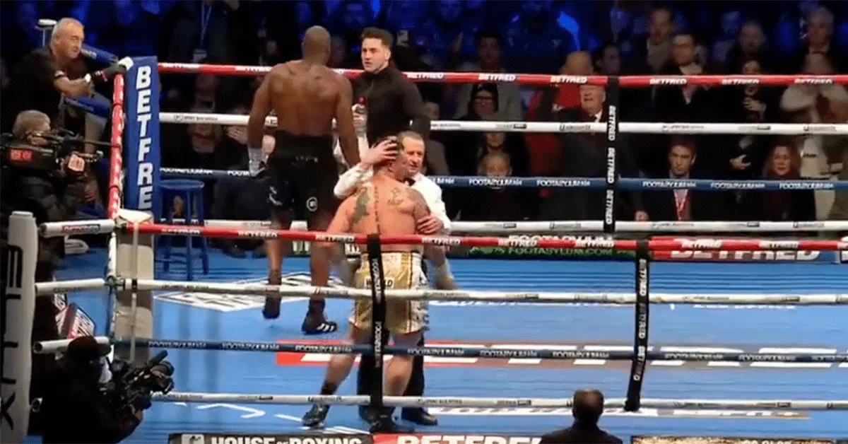 Daniel Dubois KO't Kevin Lerena na drie ronden boksen | video