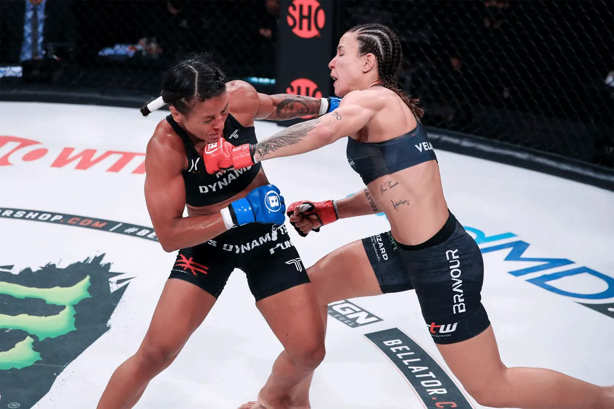 Knokpartij! Denise Kielholtz grijpt net naast Bellator titel (video)