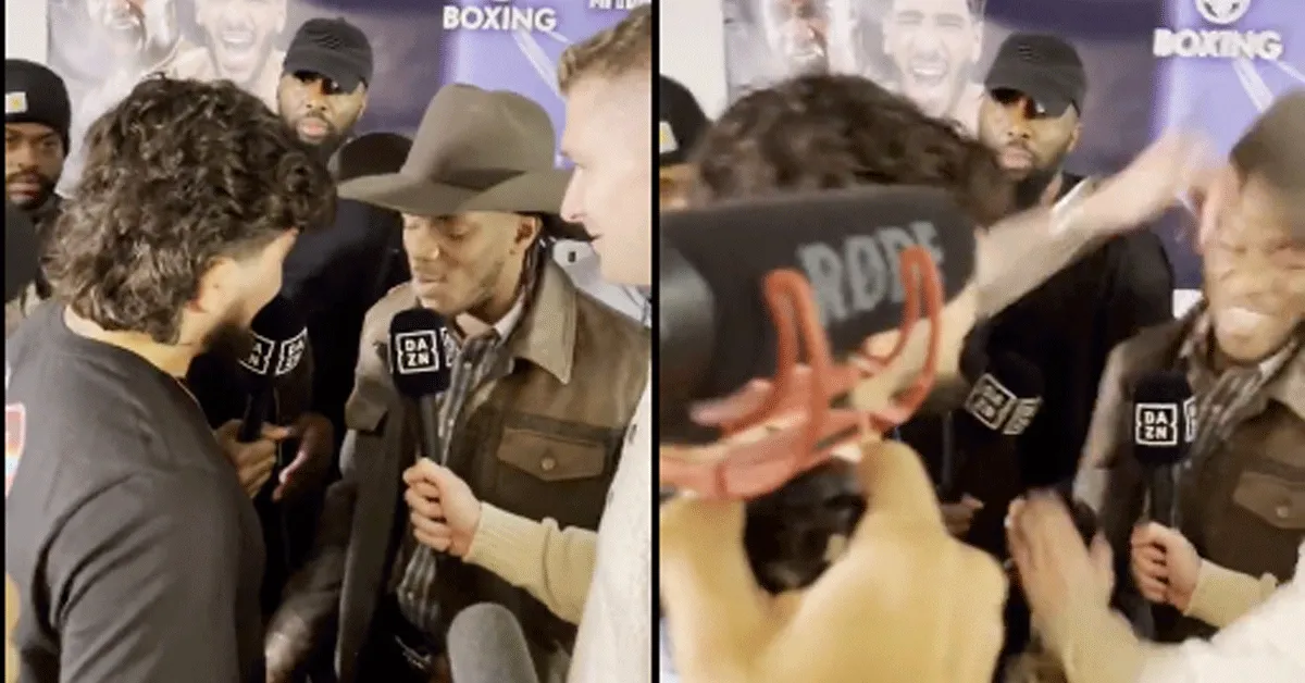 KSI in gezicht geklapt door MMA-vechter Dillon Danis | video