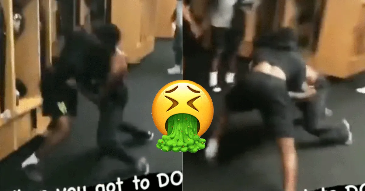 Nasty! Vechtersbaas poept in broek bij knokpartij | video