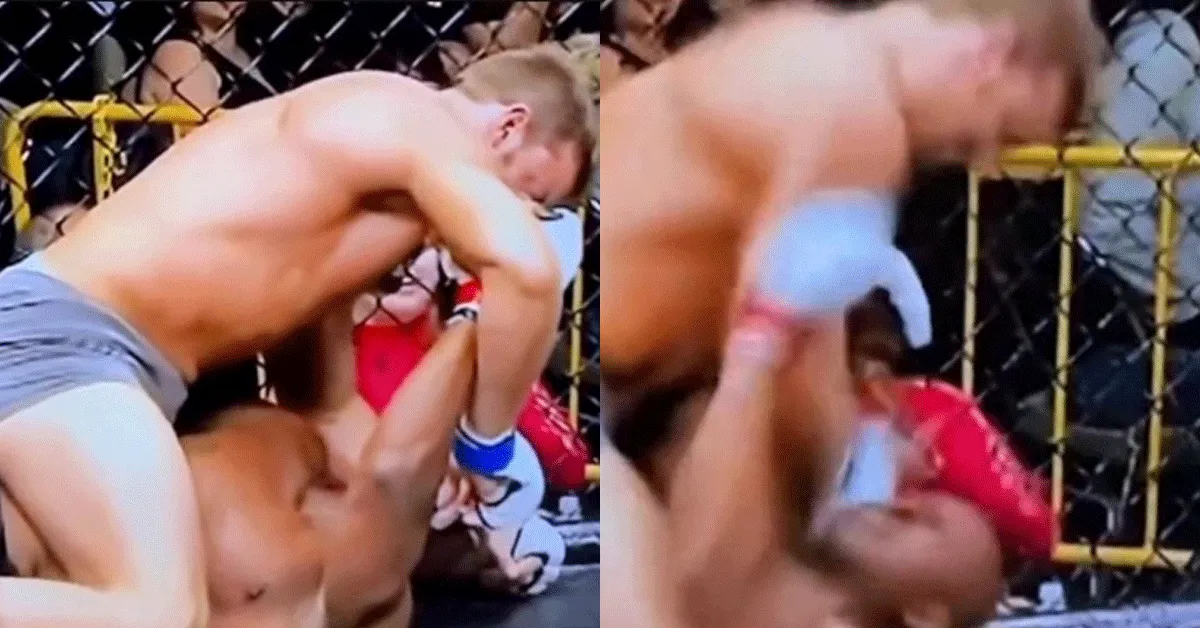 MMA-vechter helpt rivaal, slaat hem daarna knock-out | video