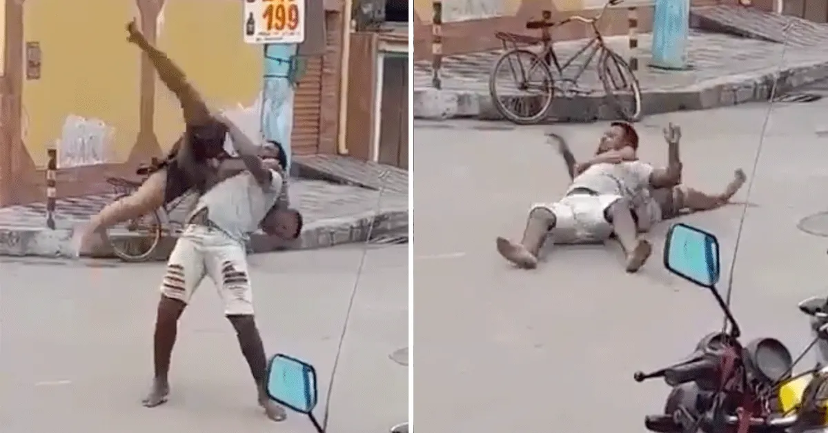 KO-slam! Drunken Master in straatgevecht vernietigd | video