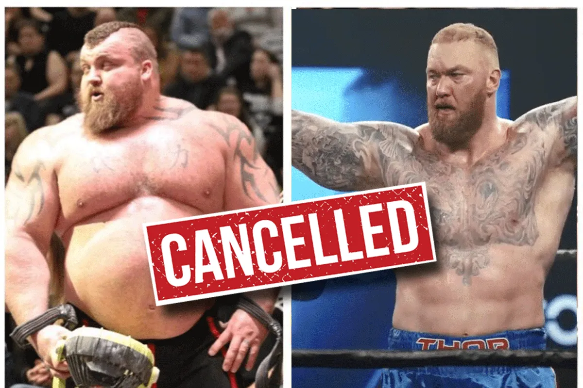 AFGELAST! Eddie Hall vs Hafthor Bjornsson boksgevecht gaat niet door