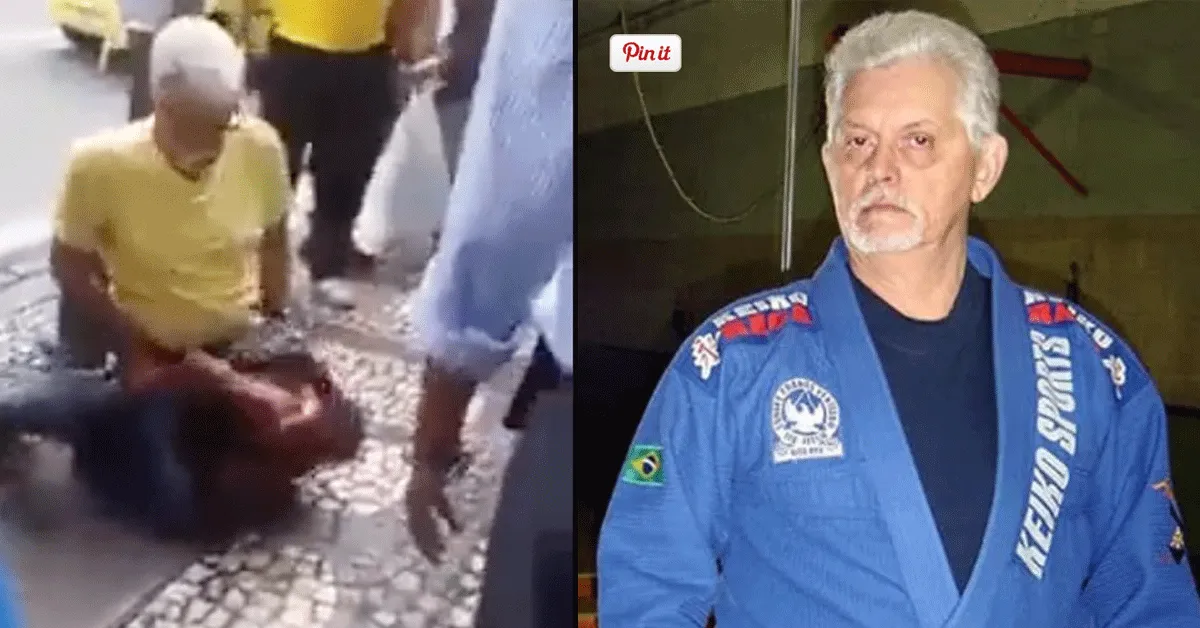 Jiu-Jitsu opa (72) straft straatrover af! 'Jankerd' (video)
