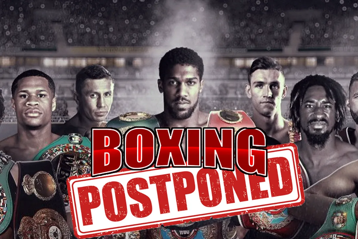 VERBOD: Alle grote bokswedstrijden in Engeland afgelast