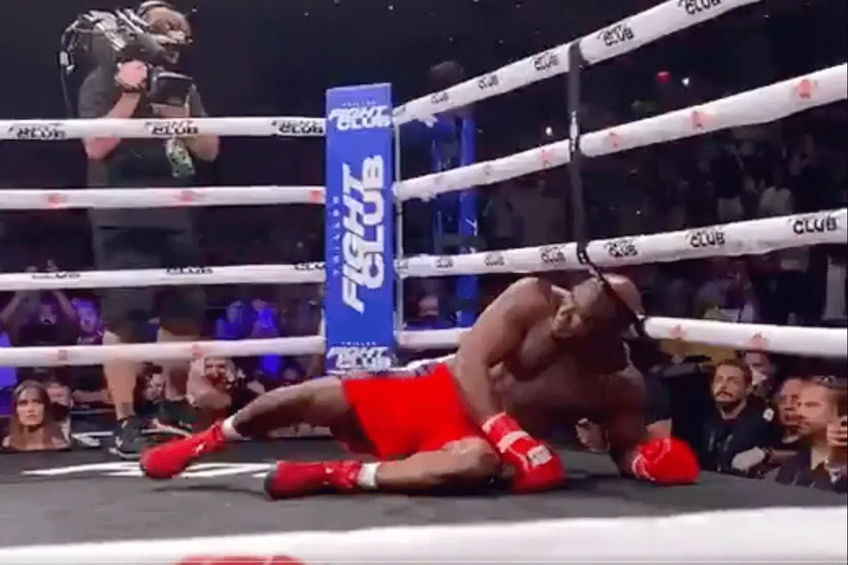 Scheids te snel! 'KO' gemepte Holyfield (58) niet blij
