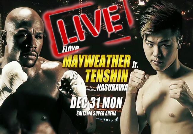 Live kijken: bokswedstrijd Floyd Mayweather tegen Tenshin Nasukawa