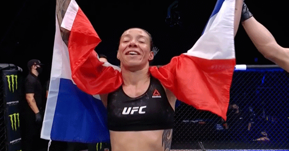Nederlandse UFC-ster Germaine de Randamie zei 'NEE' tegen gevecht