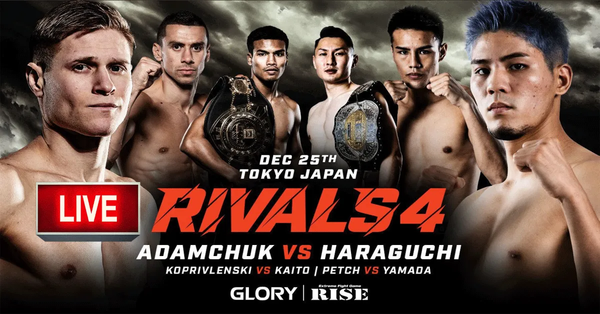 Waar kan ik Glory Rivals 4 kijken vandaag?