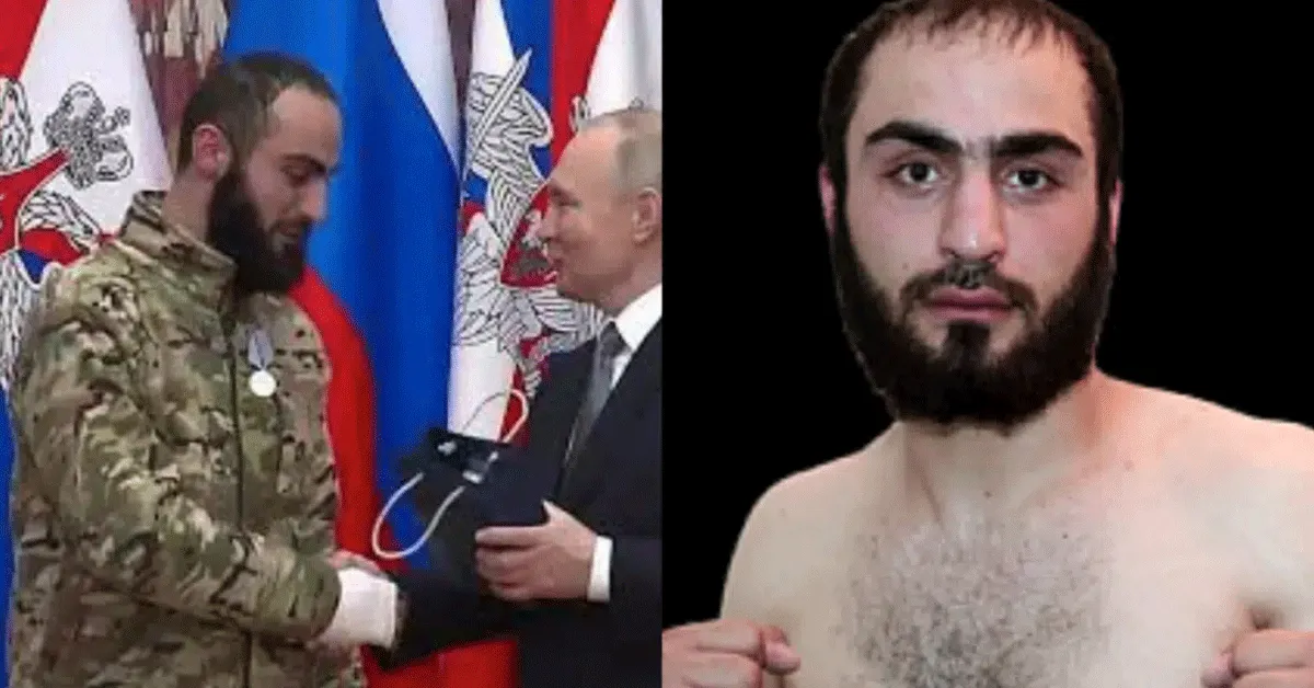 Uit de cel de oorlog in! Poetin geeft MMA-vechter medaille voor strijden in Oekraïne