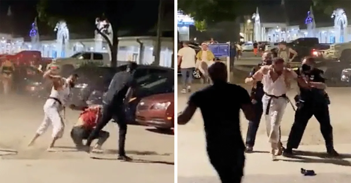 Hell-O-Wien! Karateman blijkt vechtmachine (video)