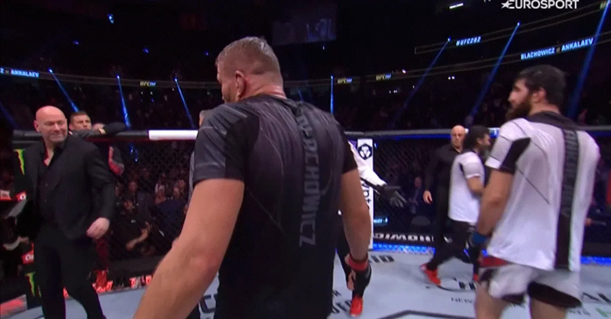 Diefstal! Blachowicz vs Ankalaev UFC titelgevecht eindigt bizar