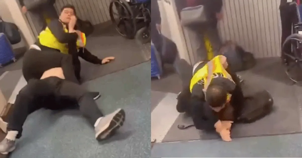 Jiu-jitsu expert pakt agressieve kerel aan! 'Alles onder controle' (video)