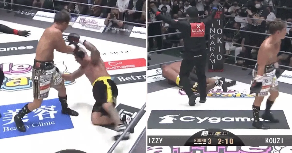 ? | Kickbokser slaat bodyguard aan puin van Floyd Mayweather! 'Had beter gekund'
