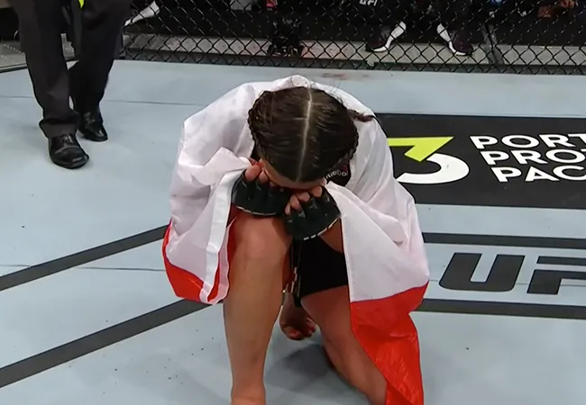 Joanna Jedrzejczyk vereerd door UFC Hall of Fame inductie