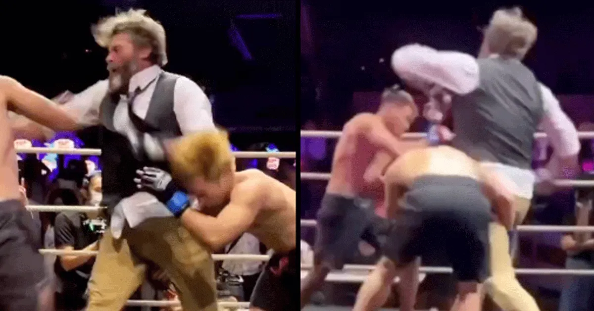 Vechtbaas door 2 man in elkaar geslagen! 'Alfamannetje' (video)