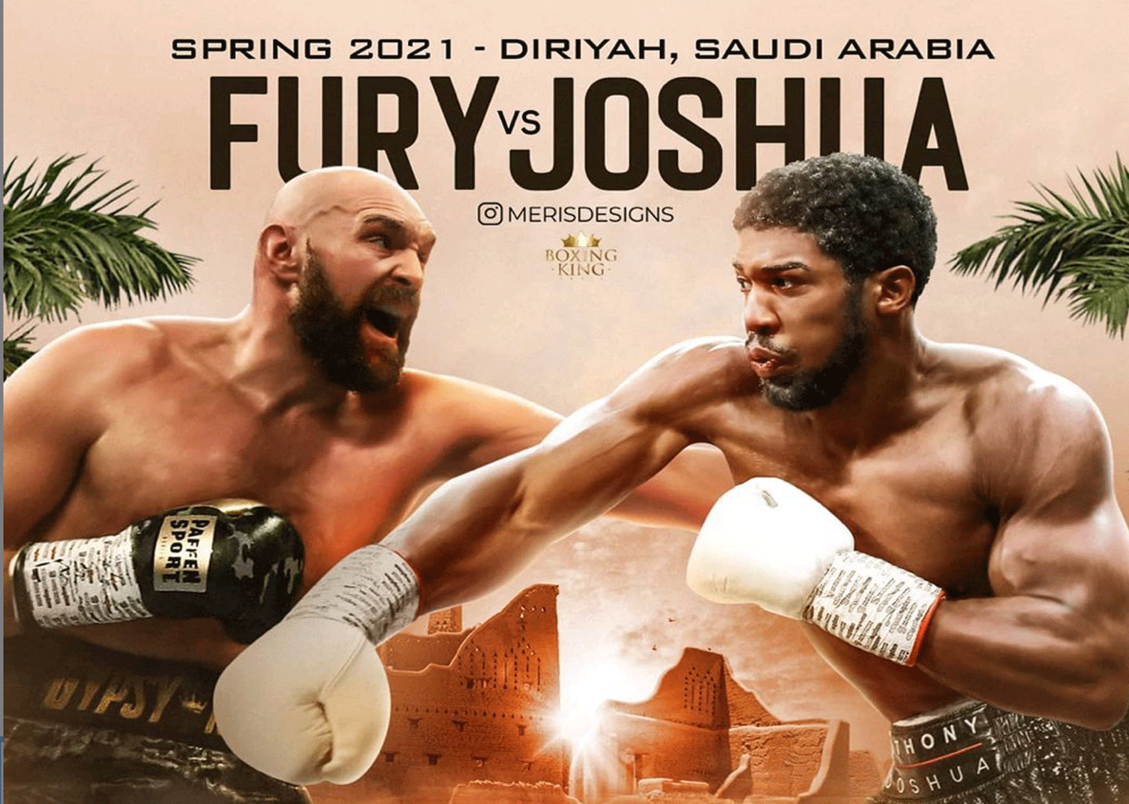 Saoedi-Arabië aast op Anthony Joshua en Tyson Fury gevecht