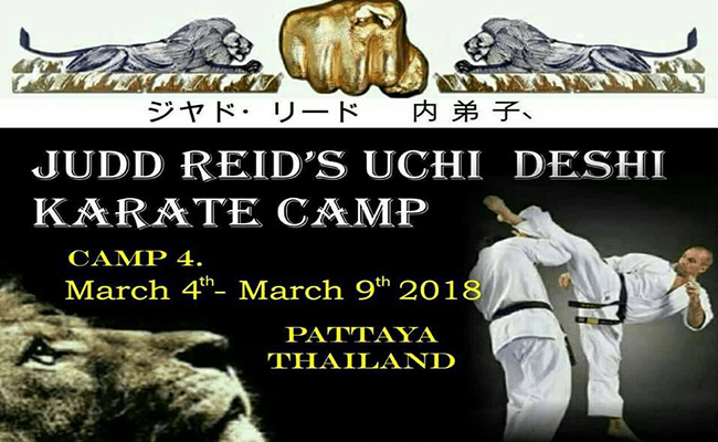 Doe mee aan het Judd Reid Kyokushin Karate Kamp in Thailand!